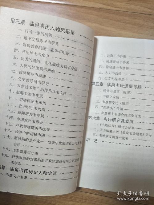《临泉韦氏通书—韦氏家谱》